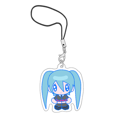 rolling miku phone charm