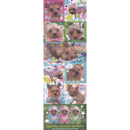 sparkle wanwan sticker sheet