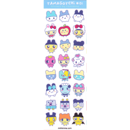 tama blue sticker sheet
