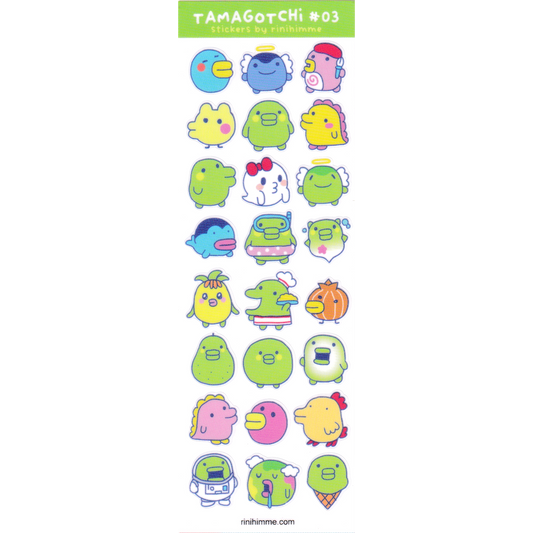 tama green sticker sheet