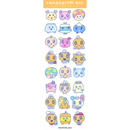 tama orange sticker sheet