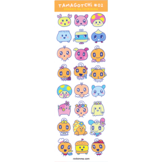 tama orange sticker sheet