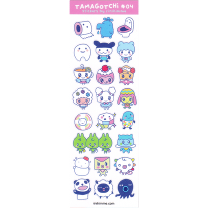 tama pink sticker sheet