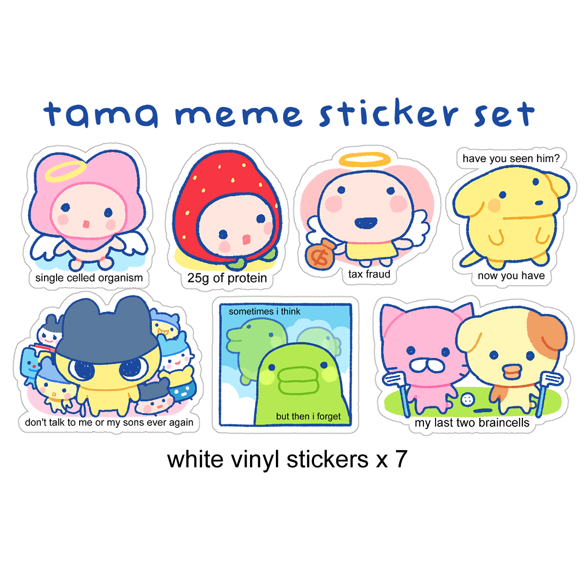 tama meme sticker set