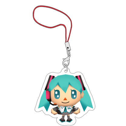 villager miku phone charm