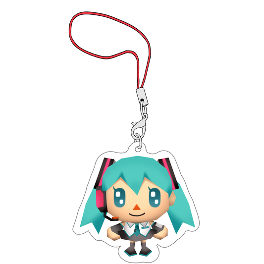 villager miku phone charm